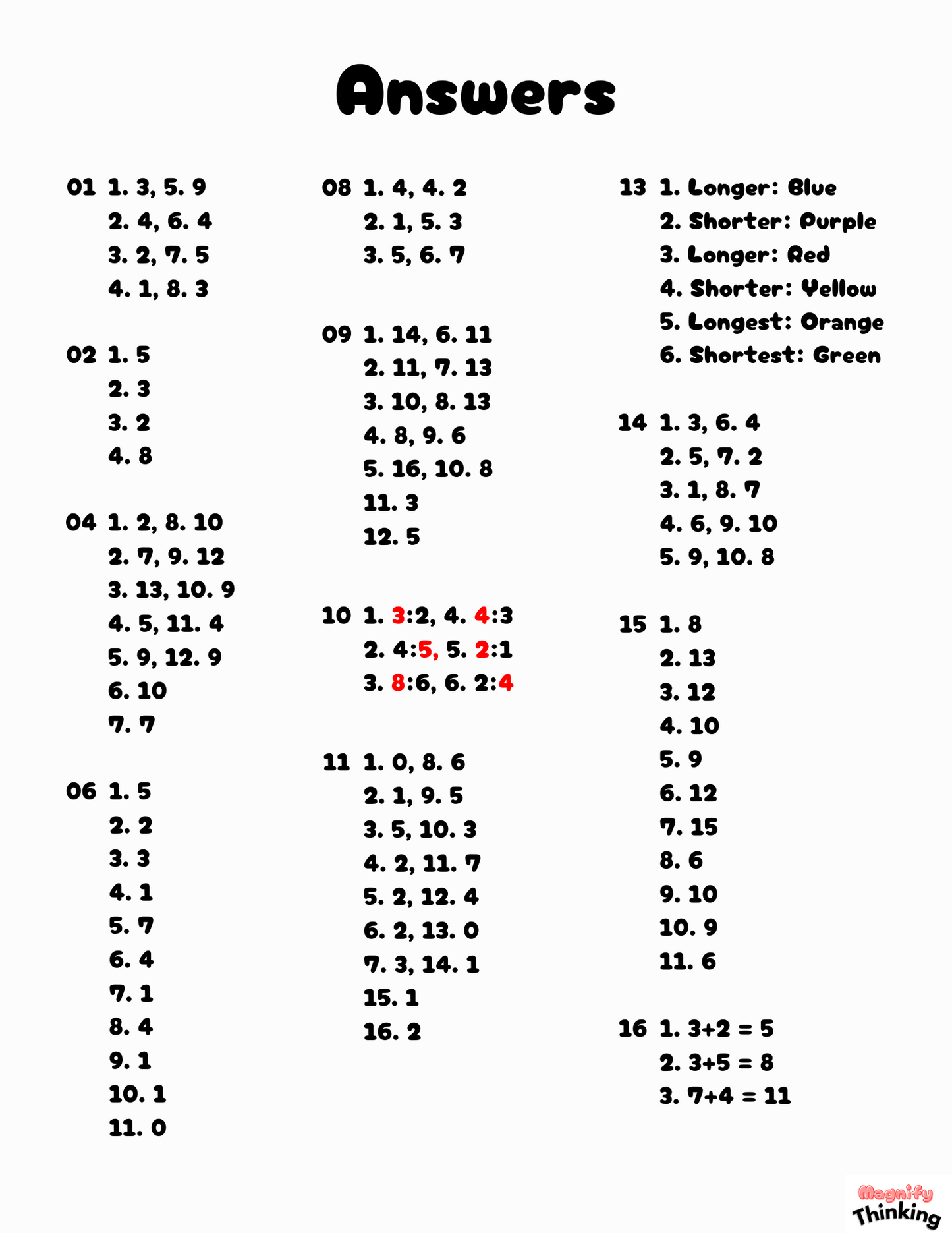 Math Workbook - Gr. 1&2